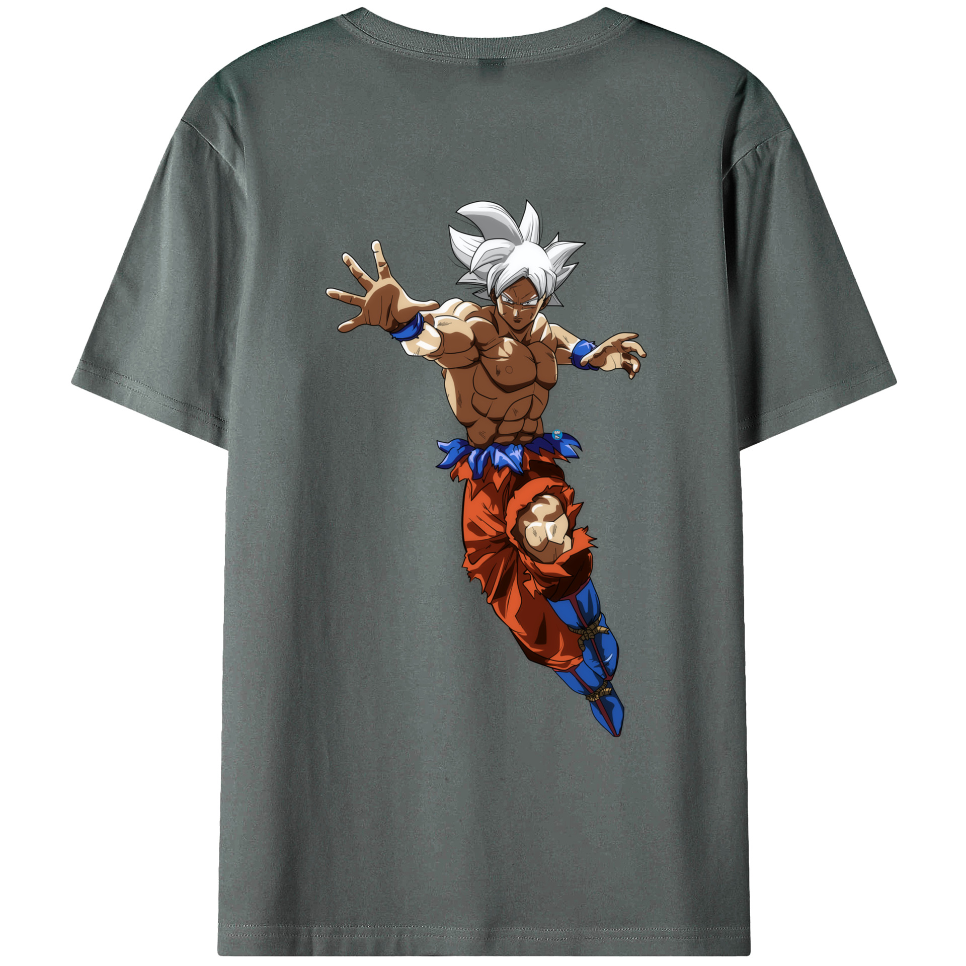（画像用） ドラゴンボール 孫悟空（そん ごくう）Son Goku カカロット DRAGON BALL Kakarotto 綿100％ メンズ半袖Tシャツ（バックプリント） 通気性